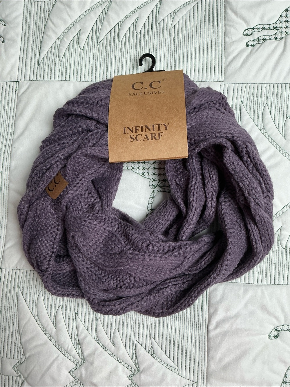 Purple Infinity Scarf-NWT